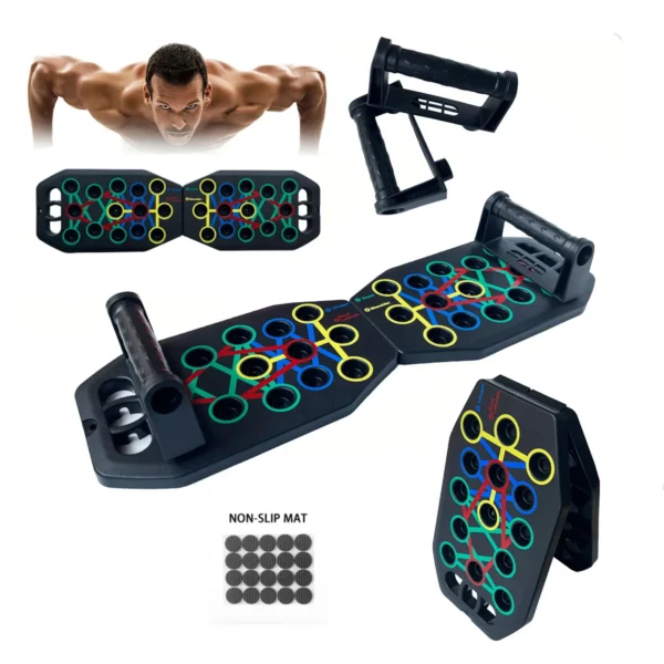 Multi-Function Push Up Board with Handles – Professional Home Gym Equipment for Strength Training